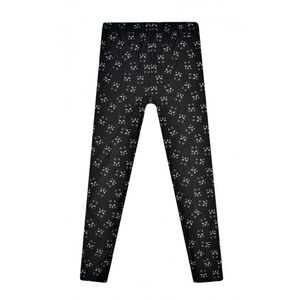 TCLC BLACK Cat Animal Print Full length Leggings Size 10 NWT